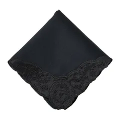 冠婚葬祭レディース 女性 ハンカチ 40007001 コーナーレースハンカチ フォーマル ハンカチレディース