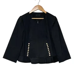 ❤︎美品❤︎ TO BE CHIC トゥビーシック(大きいサイズ)ジャケット TO BE CHIC 黒ジャケットサイズ40
