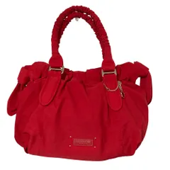 新品同様 ANTEPRIMA MISTO アンテプリマ ミスト サイドリボン 2WAY ハンドバッグ レッド レディース 古着 中古 USED