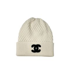新品・未使用】CHANEL ニット帽 カシミヤ100% ブラック - メルカリ