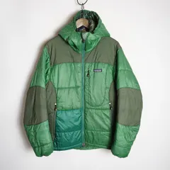 00s PATAGONIA パタゴニア 84096F6 DAS PARKA ダスパーカー ダウン ジャケット 中綿 緑 グリーン XS オールド 本物 328P♪