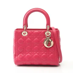 Dior ディオール LADY DIOR レディディオール カナージュ ハンドバッグ