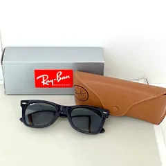 03w23699【ケース/箱付き】 Ray-Ban レイバン ORIGINAL WAYFARER CLASSIC RB2140-F ブラック/グリーン  サングラス