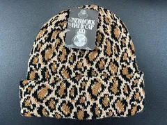 NEW YORK HAT & CAP Co. ヒョウ柄ニット帽