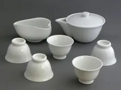 美濃焼 茶器揃（白磁）