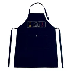 【新品・7営業日以内発送】日本文教センター 051034 基礎縫いエプロン 紺【沖縄離島販売不可】のサムネイル