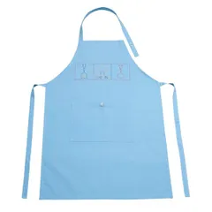 【新品・7営業日以内発送】日本文教センター 051036 基礎縫いエプロン ブルー【沖縄離島販売不可】のサムネイル