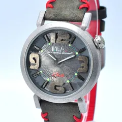I.T.A. アイティーエー Ribelle リベッレ Ref.22.00.04 Quartz クォーツ Men's メンズ カーキ×レッドステッチベルト 稼働品のサムネイル