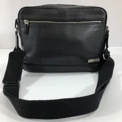 美品 バーバリー ショルダーバッグ ノバチェック レザー ブラック