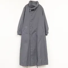 ISSEY MIYAKE　イッセイミヤケ　コート　スタンドカラー　ロング　ナイロン　グレー　日本製　レディース　2　a00853のサムネイル
