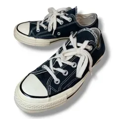CONVERSE Chuck Taylor All Star 70 LOW コンバース チャックテイラー オールスター ’70 ローカット 144757C 黒 ブラック Black 23cm レディース スニーカー 靴 シューズ プラスエスW-No.516