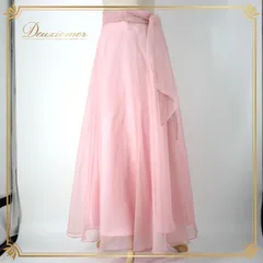 社交ダンス 衣装 スタンダード スカート レッスンウェア 練習着 オールシーズン 住商オットー ピンク系 無地 シンプル ロングスカート シンプル ポリエステル 春色 92.5cm ウエスト33cm ファスナー仕様 伸縮性無し フェミニン かわいい