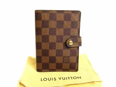 ルイヴィトン LOUIS VUITTON ダミエ アジェンダ PM 手帳カバー システム手帳 メンズ レディース 【新品同様】