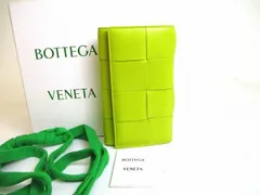 ボッテガヴェネタ BOTTEGA VENETA イントレチャート カセット カーフレザー ロングウォレット 札入れ 長財布 メンズ 【未使用保管品】