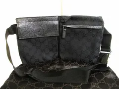 グッチ GUCCI GGキャンバス ウエストバッグ ボディバッグ ベルトバッグ ウエストポーチ メンズ レディース 【新品同様】