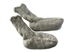 ルームソックス 手編み風 自然派 保温性 吸湿 天然繊維 日本 立体構造 おうち履き
