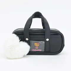 サンリオ 日焼け キティ スクバ風ペンケース ブラック 文具 Sanrio