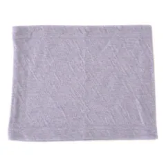 [CHARM] ネックウォーマー ショート丈 (オーガニックコットン100% / 日本製) 紫外線や冷房対策にも (フリーサイズ) UVカット 敏感肌 パープル