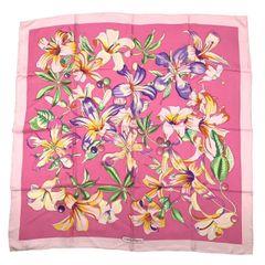 極美品 Salvatore Ferragamo サルヴァトーレフェラガモ 大判 スカーフ