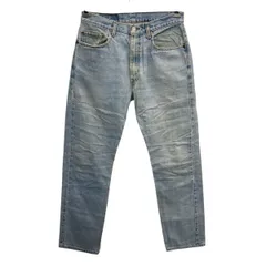 90s メキシコ製 Levi's 505 デニムパンツ W32 アイスブルー リーバイス ジップアップ 99年製 紙タグ レギュラーフィット アメカジ 2601-310