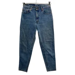 90s USA製 Levi's 550 デニムパンツ 9 ライトブルー リーバイス ジップアップ 96年製 紙タグ リラックスフィット アメカジ 2601-312