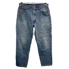 90s Levi's 550 デニムパンツ W36 ライトブルー リーバイス ジップアップ 99年製 紙タグ リラックスフィット アメカジ ジーンズ 2601-317