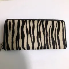 box21（ボックス21）　長財布　ゼブラ柄