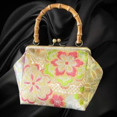 【No.712】着物リメイクバッグ、和風オリジナルバッグ、着物ショルダーバッグ