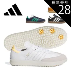 種類28：ホワイト/アイスタンジェリン/24.0cm アディダス サンバ ゴルフ フルグレインレザー スパイクレス ゴルフシューズ ユニセックス NNO26