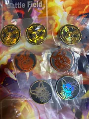 ポケモンコインコレクション 第5弾 ブイズ ブースター イーブイ サンダース 計7点セット