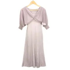 【倉吉店】MERCURYDUO | マーキュリーデュオ セットアップ シアーカーデセットニットワンピース 002220301701-01 ピンク サイズ：S 【112】