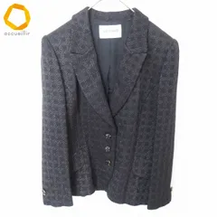 ジュンアシダ junashida ジャケット テーラード ラメ デザインボタン 大きいサイズ レディース [a991897]