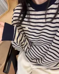 ストライプ 長袖 Tシャツ