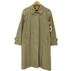 バーバリーズ BURBERRYS 80-90S 英国製 裏地ノバチェック バルマカーン ステンカラーコート レディース 表記無 