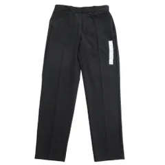 未使用 GU ジーユー ウォッシャブル テーパード パンツ スラックス M 黒 ブラック レディース 古着 中古 USED