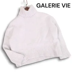 23AW★ GALERIE VIE ギャルリーヴィー 秋冬 ファイン ウール タートルネック プルオーバー ニット セーター Sz.S レディース