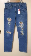 リーバイス 511 ダメージ デニム ズボン W32 L32