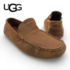 UGG アグ スリッポン スエード ブラウン 27cm メンズ モカシン
