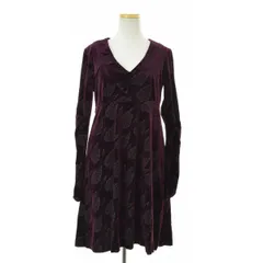 【HYSTERICS】ベロア ギター柄長袖ワンピース