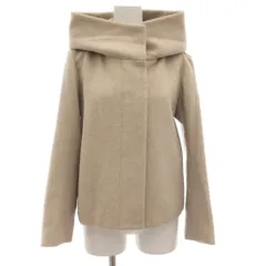 アンタイトル UNTITLED ビッグカラーショートウールコート フード 0 総裏地 ベージュ 153-49503 /GV