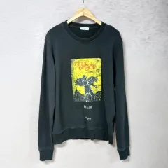 B1-23/LEEブラック Free!スウェット メンズ