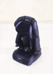 ジョイトリップ エッグショック GG NBW プラチナネイビー コンビ ジュニアシート シートベルト固定 クリーニング済み D30000t