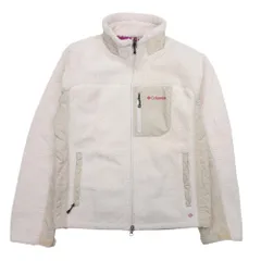 良品 コロンビア ARCHER RIDGE JACKET アーチャーリッジ フリース ボア ジャケット ブルゾン アウター M アイボリー レディース 古着 中古 USED