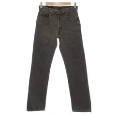 リーバイス Levi's ヴィンテージ 90s 501-0658 先染め ブラックデニム パンツ ジーンズ ストレート USA製 W28 グレー系 /UO