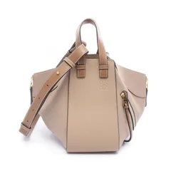 ロエベ LOEWE ハンドバッグ HAMMOCK SMALL ハンモック スモール A538S35X51 グレージュ レザー ハンモック スモール レディース Used A