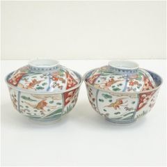 源右衛門 染錦波兎絵 煮物碗 雑煮碗 蓋物2ケ - メルカリ