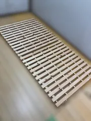 折りたたみ式 すのこベッド 木 通気性 折りたたみ 収納便利 布団干し すのこマット 湿気対策 ナチュラル 251106-5