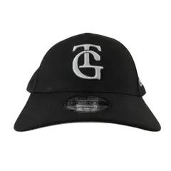 美品 24aw NEW ERA ニューエラ TGロゴ 9FORTY 読売ジャイアンツ 刺繍 ベースボール キャップ 帽子 黒 ブラック メンズ 古着 中古 USED