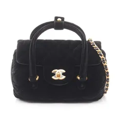 シャネル CHANEL ショルダーバッグ マトラッセ ブラック ファブリック マトラッセ 2wayチェーンショルダー レディース Used A