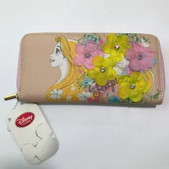 ディズニー　ラプンツェル　長財布　ピンクベージュ　訳アリ